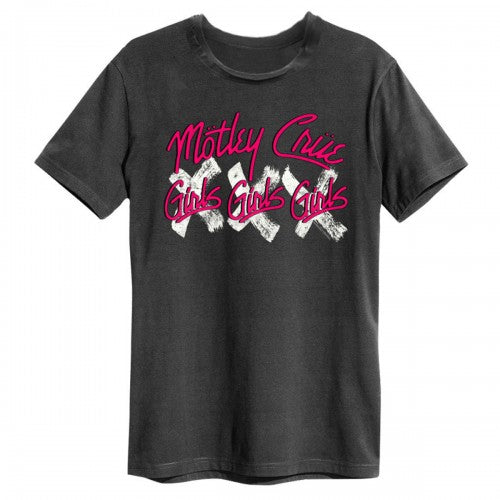 Front - Amplified Mens Girls Girls Girls Motley Crew T-Shirt