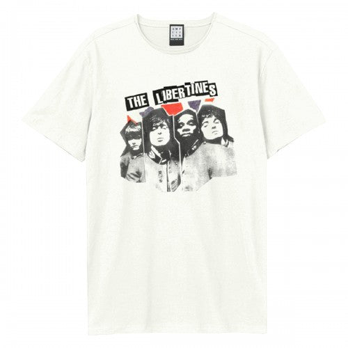 Front - Amplified Unisex Adult Rip Flag Xerox The Libertines T-Shirt