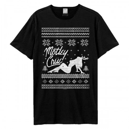 Front - Amplified Unisex Adult Motley Crue Holiday T-Shirt