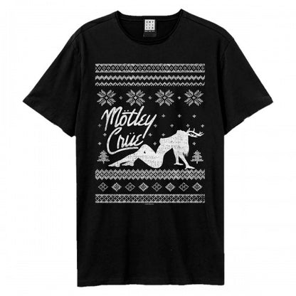 Front - Amplified Unisex Adult Motley Crue Holiday T-Shirt