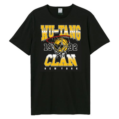 Front - Amplified Unisex Adult Shooting Hoops Wu-Tang Clan T-Shirt