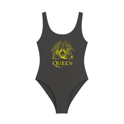 Front - Amplified Womens/Ladies Crest Queen Bodysuit