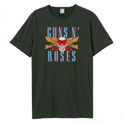 Front - Amplified Unisex Adult Skull 25 Guns N Roses T-Shirt
