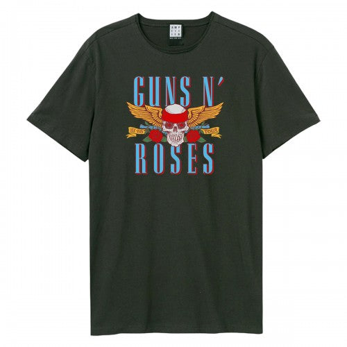 Front - Amplified Unisex Adult Skull 25 Guns N Roses T-Shirt