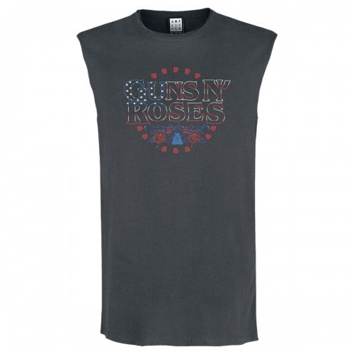 Front - Amplified Unisex Adult Stars And Stripes Guns N Roses Tank Top