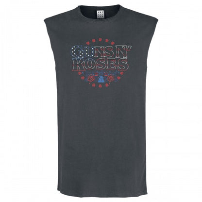 Front - Amplified Unisex Adult Stars And Stripes Guns N Roses Tank Top
