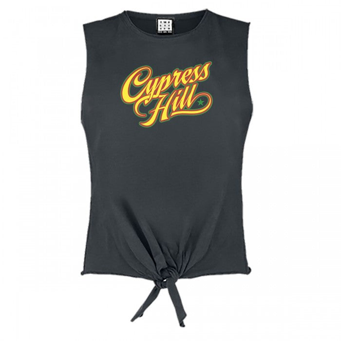 Front - Amplified Womens/Ladies Script Cypress Hill Sleeveless Top