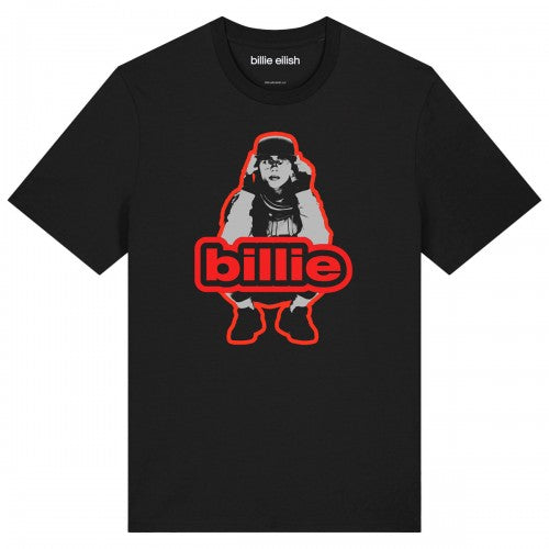 Front - Amplified Unisex Adult Pre Tour Skate Billie Eilish T-Shirt