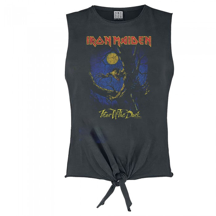 Front - Amplified Womens/Ladies Fear Of The Dark Iron Maiden Sleeveless Top