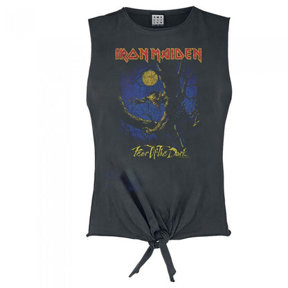 Front - Amplified Womens/Ladies Fear Of The Dark Iron Maiden Sleeveless Top