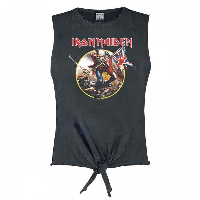 Front - Amplified Womens/Ladies Trooper Iron Maiden Sleeveless Top