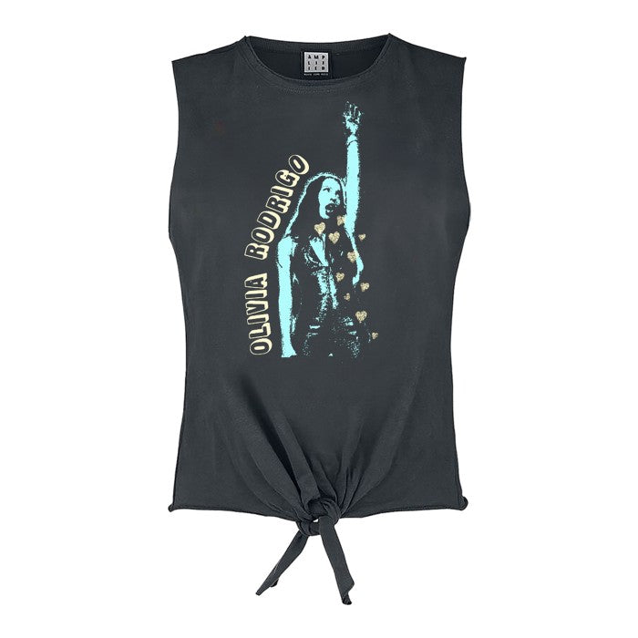 Front - Amplified Womens/Ladies So American Olivia Rodrigo Sleeveless Top