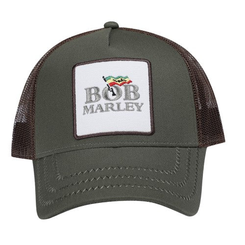Front - Amplified Bob Marley Trucker Cap