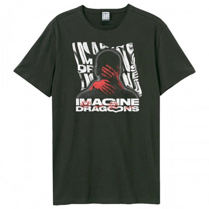 Front - Amplified Unisex Adult Warp Hands Imagine Dragons T-Shirt