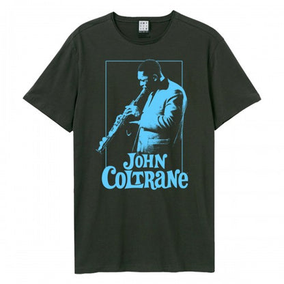 Front - Amplified Unisex Adult Photo John Coltrane T-Shirt