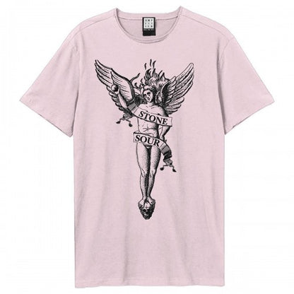 Front - Amplified Unisex Adult Angel Stone Sour Loose Fit T-Shirt