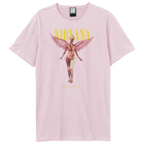 Front - Amplified Unisex Adult In Utero Nirvana T-Shirt