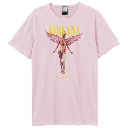 Front - Amplified Unisex Adult In Utero Nirvana T-Shirt