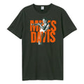 Front - Amplified Unisex Adult Miles Davis Logo T-Shirt