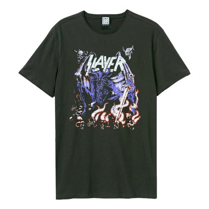 Front - Amplified Unisex Adult Neon Art Mineral Slayer T-Shirt