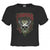 Front - Amplified Womens/Ladies Fire Skull Pantera Crop Top