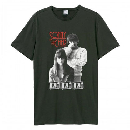 Front - Amplified Unisex Adult Mod Tv Heritage Sonny And Cher T-Shirt