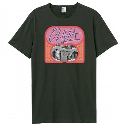 Front - Amplified Unisex Adult Photo Olivia Newton-John T-Shirt