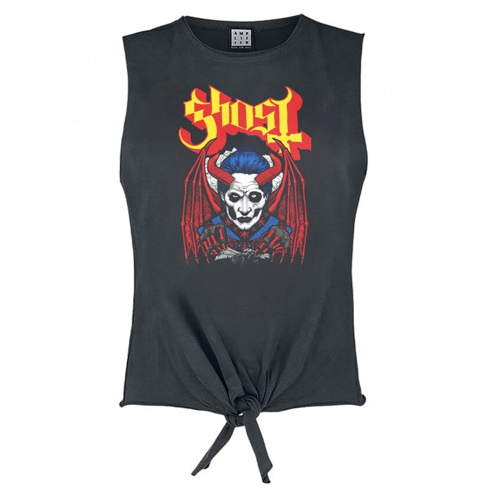 Front - Amplified Womens/Ladies Demoniac Ghost Sleeveless Tank Top