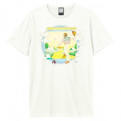 Front - Amplified Unisex Adult Goodbye Yellow Brick Road Cover Elton John T-Shirt