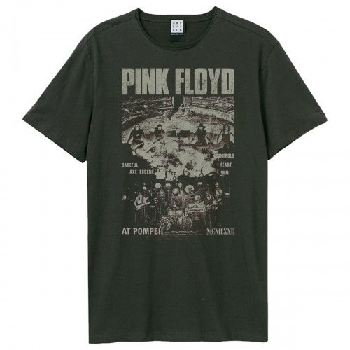 Front - Amplified Unisex Adult Pompeii Careful Eugene Pink Floyd T-Shirt