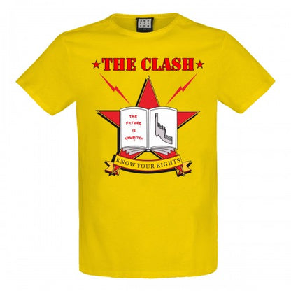 Front - Amplified Unisex Adult Know Your Rights The Clash T-Shirt