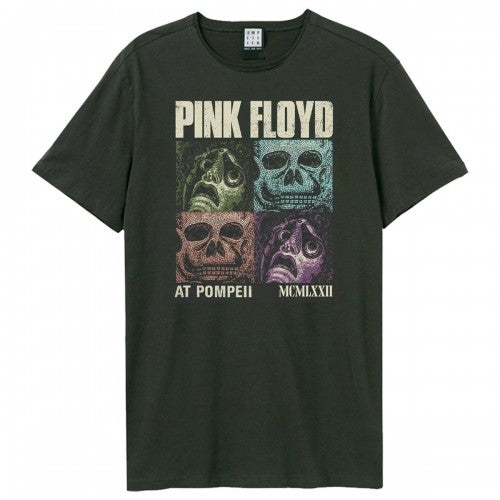 Front - Amplified Unisex Adult Pompeii Masks Pink Floyd T-Shirt