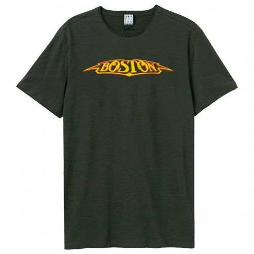 Front - Amplified Unisex Adult More Than A Feeling Boston Logo T-Shirt