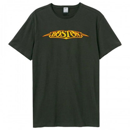 Front - Amplified Unisex Adult More Than A Feeling Boston Logo T-Shirt