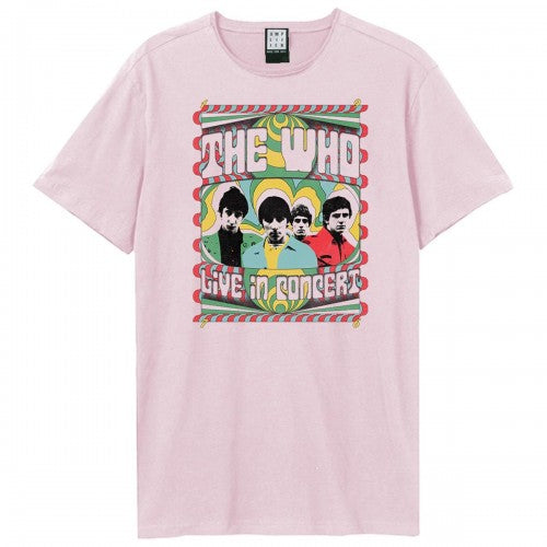 Front - Amplified Unisex Adult Paisley Live In Concert The Who T-Shirt