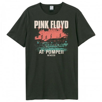 Front - Amplified Unisex Adult Pompeii Album Cover Pink Floyd T-Shirt