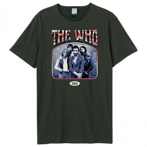 Front - Amplified Unisex Adult Union Jack Band Pic The Who T-Shirt