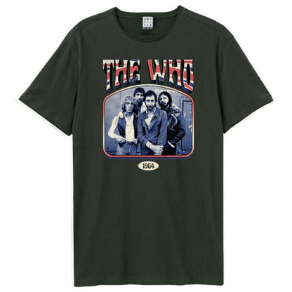 Front - Amplified Unisex Adult Union Jack Band Pic The Who T-Shirt