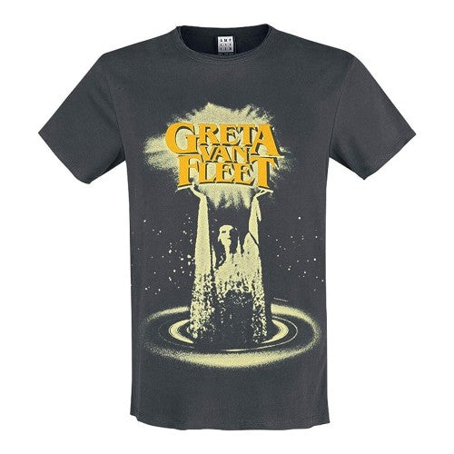 Front - Amplified Unisex Adult Hands In Air Greta Van Fleet T-Shirt