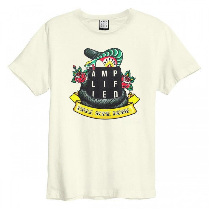 Front - Amplified Unisex Adult Serpent Tattoo T-Shirt
