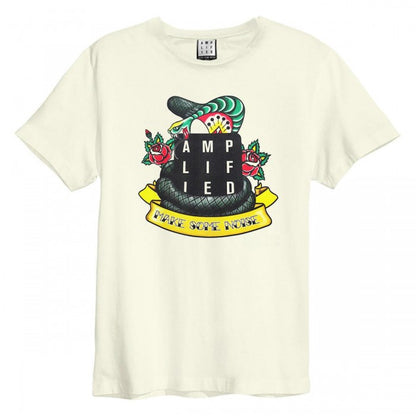 Front - Amplified Unisex Adult Serpent Tattoo T-Shirt
