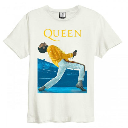 Front - Amplified Unisex Adult Freddie Mercury Triangle Queen T-Shirt