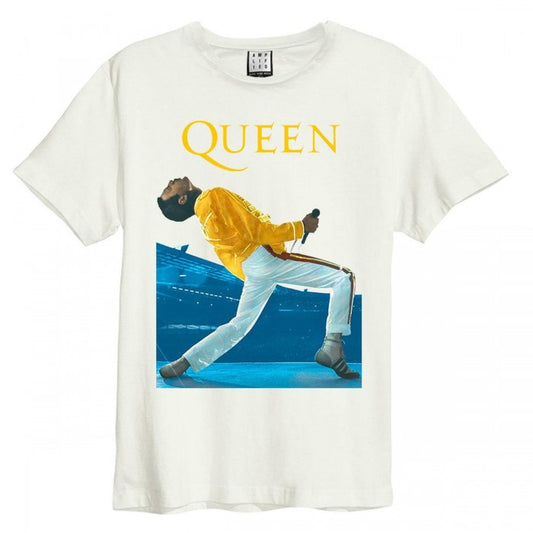 Front - Amplified Unisex Adult Freddie Mercury Triangle Queen T-Shirt