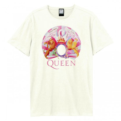 Front - Amplified Unisex Adult Night At The Opera Crest Queen T-Shirt