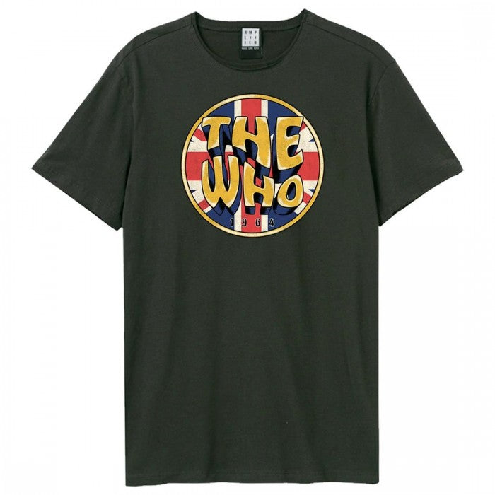 Front - Amplified Unisex Adult Union Jack Circle The Who T-Shirt