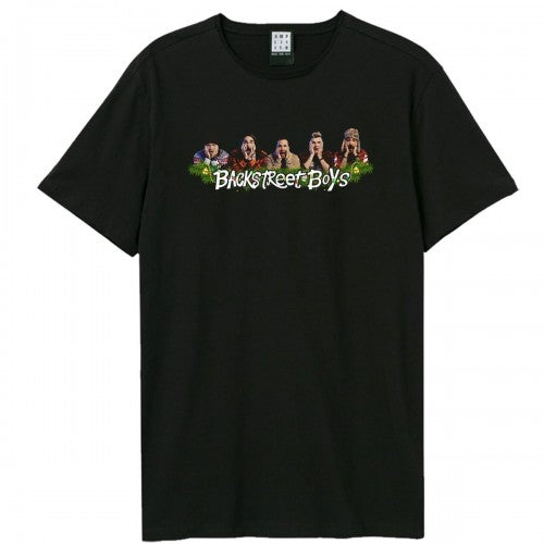 Front - Amplified Unisex Adult Wreath Backstreet Boys T-Shirt