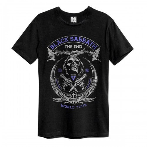 Front - Amplified Unisex Adult The End Black Sabbath T-Shirt