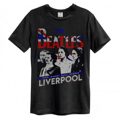 Front - Amplified Unisex Adult Liverpool The Beatles T-Shirt