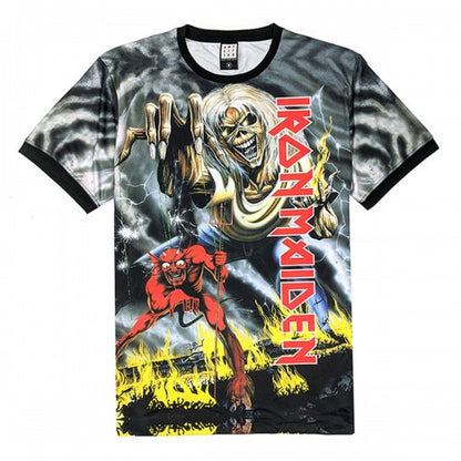Front - Amplified Mens Number Of The Beast Iron Maiden T-Shirt