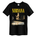 Front - Amplified Unisex Adult Live At Reading Nirvana T-Shirt